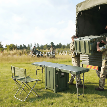 Estação de trabalho de comando tático de rotomoldagem